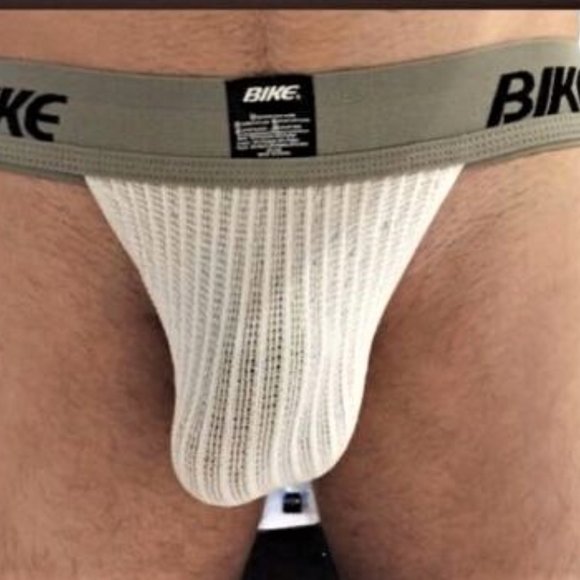 COPY - COPY - COPY - NOS ORIGINAL BIKE 2XL WHITE SWIM AND TRACK JOCK STRAP 2" W… - Picture 2 of 6